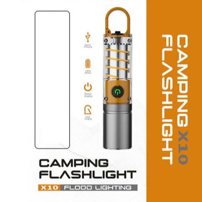 China IP65 Strong Outdoor Camping Flashlights / Rechargeable Camping Flashlight for sale