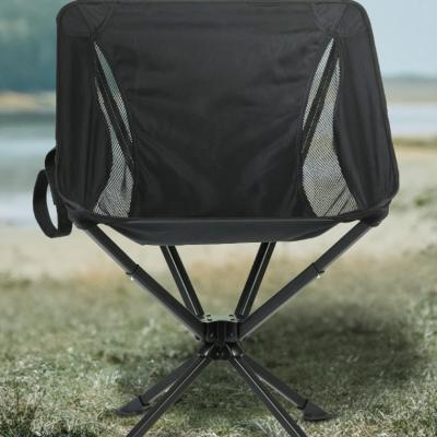 China Portable Camping Moon Chairs For Adults 5 Seconds Folding Hiking Fishing Outdoor Rotation for sale