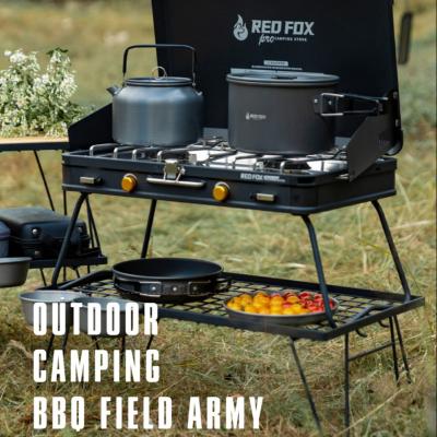 Chine Red Fox Camping Barbecue Grill Pro Cuisine en plein air avec des fonctions puissantes à vendre