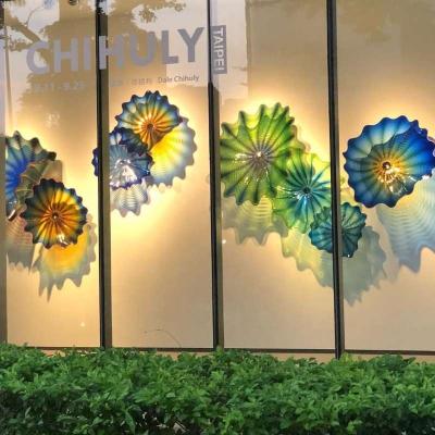 China 100% Handmade Color 110v-240v Sizes Customized Design Indoor Blown Glass Wall Lights For Home for sale