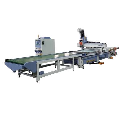 China Machinery Repair Shops Improve Efficiency Automatic Loading And Unloading ATC CNC Router Machine Sideboard Door Making Machine for sale