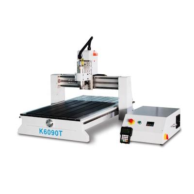 China Factory model popular soft metal 6090 milling equipment 4 axis mini cnc router machine for sale