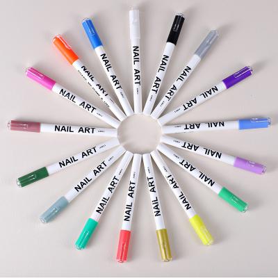 China Nail Art Decoration Cheap Price Nail Art Pen 3D Nail Brush Tools UV Gel Nail Polish Pen for sale