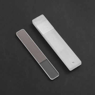 China Custom Nanometer Glass Crystal Popular Fashionable Nail File Folder Logo High Quality Nail Polisher Tool Nail File for sale