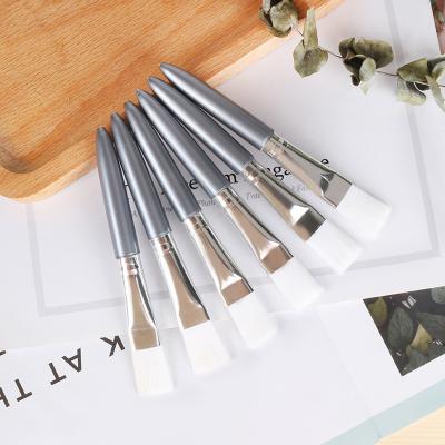 China New Facial Tools Clay Mask Brush Customized White Flat Brush Beauty for sale