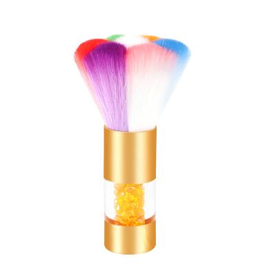 China Wholesale Popular Colorful NAIL Nail Dust Brushes Acrylic&UV Nail Gel Powder Nail Art Dust Remover Brush for sale