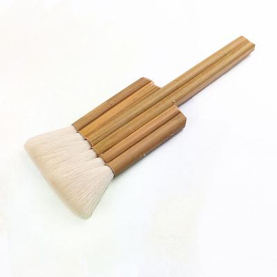 China Bamboo Handle Brush Pure Wool Watercolor Wool Hair for Large Area Coloring for sale