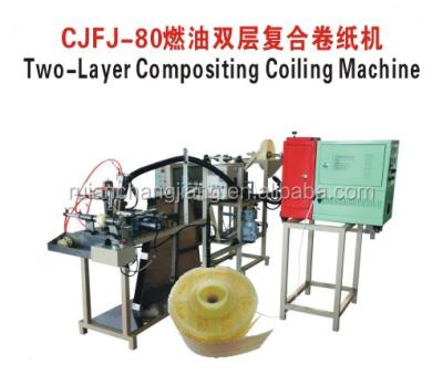 China Compositing Winding Machine 80~180pcs/hour CJFJ-80 Two Layer Fuel Filter Machine for sale