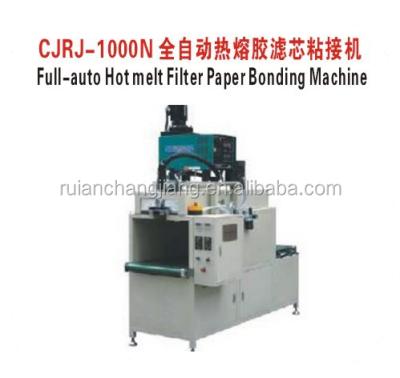 China Full Auto CJRJ-1000N Hot Melt Filter Paper Connecting Machine Filter Manufacturing Equipment for sale