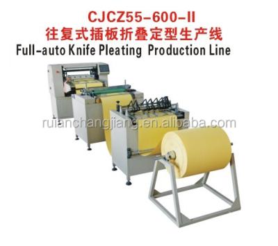 China Hydraulic filter knife creasing machine for wire mesh, 1050mm width CJJY-250 for sale