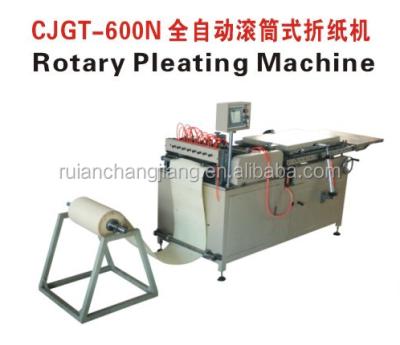 China Rotary Paper Pleating Machine For Filter Manufacturing Equipment CJGT-600N ECO Filter for sale