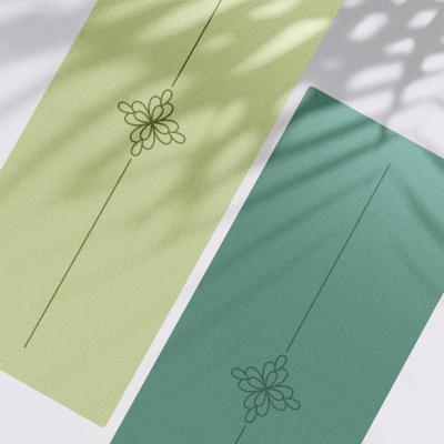 China 2022 Trend Rise 1.5MM Natural Rubber And New Yoga Mat Foldable Exercise Mat Natural Mat Yoga Revolutionary PU Rubber Travel Grip 72*26Inch for sale