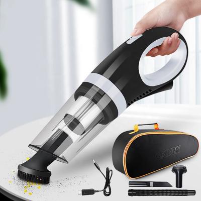 China Handheld Rechargeable Cordless VAC Cordless Vacuum Cleaner for Car and Home, Cyclonic Suction 6.5Kpa Wet Dry Portable Vacuum Cleaner for sale