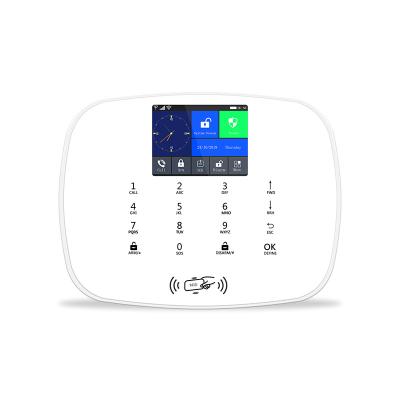 China 433MHz wireless alarm power failure tuya home alarm kit gsm sms alarm with window door sensor alarm for sale