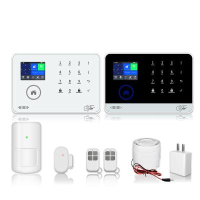 China TUYA SUPPORT remote control work with IP camera wifi+gsm+3G/4G 88 video wireless watch home alarm system for sale