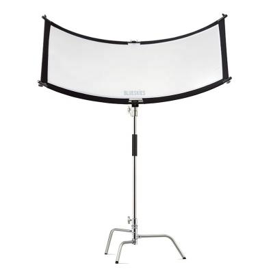 China Curved Reflector Photo Studio Top Block Curved Light Reflector Diffuser for Studio Video and Photography with Carry Bag for sale