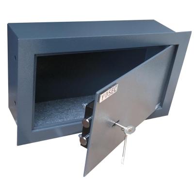 China Small Size Underfloor Safe Box / Plank Mounted Underfloor Safe With Key Lock Operated for sale