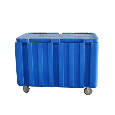 China 300L Large Cold Chain Storage Box Insulated Roll Container For Cold Chain Chillers for sale