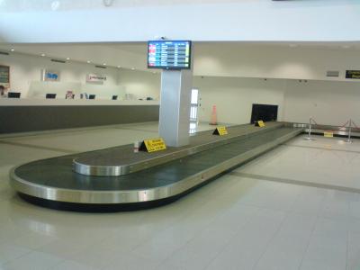 China Baggage reclaim carousel, flat carousel. overlapping slat  flat carousel. plane baggage carousel for sale