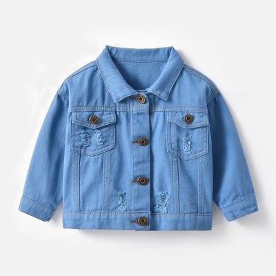 China Baby Boy Sustainable Clothes Toddler Coats Infant Kids Boy Outwear Denim Clothing Coat for sale