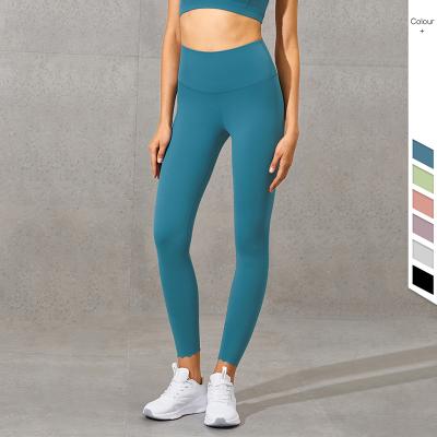 China Antibacterial Top Selling Colorful Butt Lift Workout Yoga Pants crack! crack! Ruched Booty High Waist Seamless Compression Leggings for sale