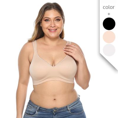 China Fashion Fitness Wear Antibacterial Push Up Sports Seamless Yoga Bra Plus Size XXXXXXL Yoga Sports Bra Women for sale