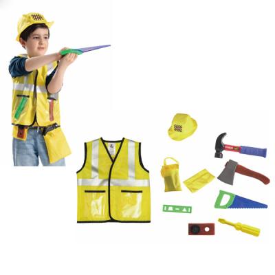 China Tool Kit Boy Game With Funny Dress Up Pretend Engineering Dress Up Toys For Boy Play House Toys YS24500048 for sale