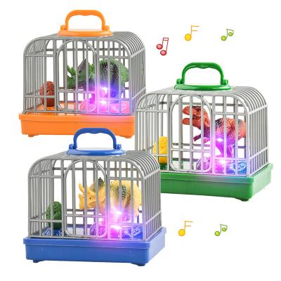 China Children Play Light and Healthy Battery Operated Cage Toys Electronic Pet Dinosaur Cage Toy for Children for sale