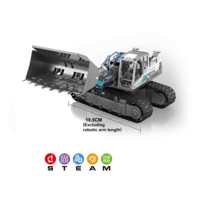 China Eductional school toys Amazon 2022 new products intelligent toy bulldozer rod diy kits for sale