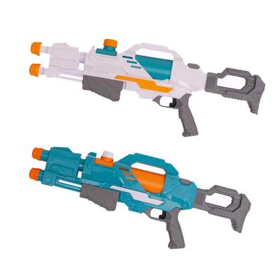 China Shooting Playing Toy Summer Beach Game 2 Water Spray Gun Pressure Water Gun Toy Powerful Double Nozzle Games For Kids for sale