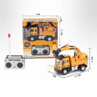 China Durable high quality durable rc excavator toy mini rc truck for sale