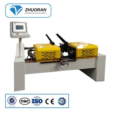 China Factory Zhuoran Semi-automatic CNC Exhaust Pipe Aluminum Copper End Forming Machine for sale