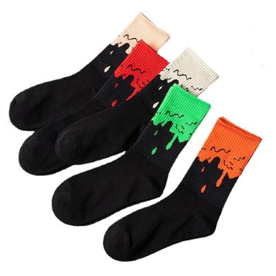 China Trend antibacterial men socks 100 fashionable wholesale men's fashion cotton sock fashion socks manufacturing for sale