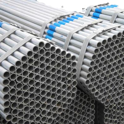 China Liquid Pipe ERW BS1387 EN10255 Carbon Steel Pre-Galvanized Water Pipe / HDG standard erw steel pipe for sale