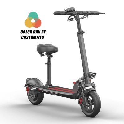 China Brushless DC Motor EU 500W 36V/48V Remote Electric Scooter Folding Adult Electric Scooter for sale