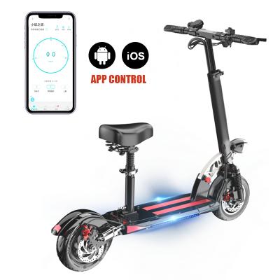 China Brushless DC Motor EU Warehouse 45km/h 500w 350w Cheapest Adult Scooter With One Seat 2021 New Electric Scooter for sale