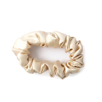 China Sustainable Price Organic Cheap Hair Decoration Female 100% Scrunchy 19Mm Silk Silk Natural for sale