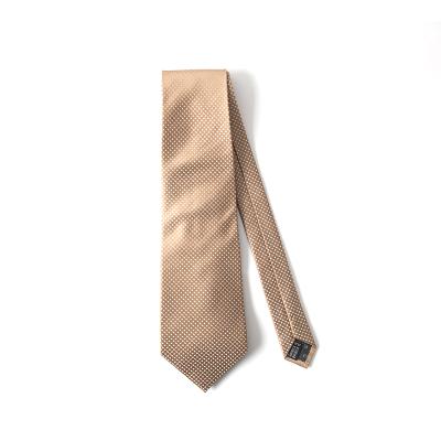 China New Arrival 100% Stripe Organic Sustainable Silk Luxury Business Mens Tie for sale