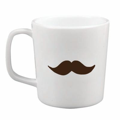 China Viable factory wholesale custom logo gift cup office coffee tea melamine advertising plastic mug for sale