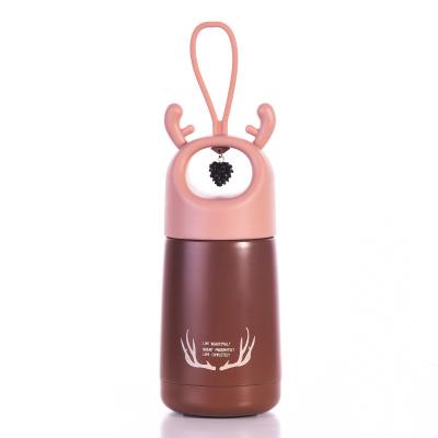 China New Customized Kids PORTABLE With Handle Vacuum Stainless Steel Thermos Mug Gift Bottle for sale