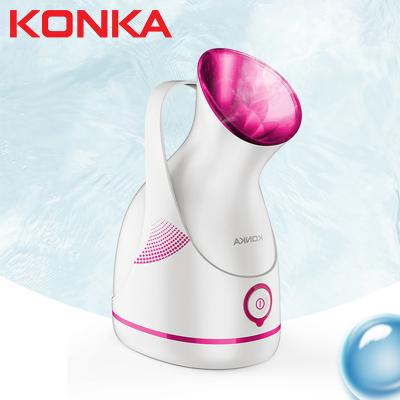 China KONKA Facial Steamer Spa Electric Lightening Face Steamer Whitening With 50ml Large Capacity Water Tank for sale