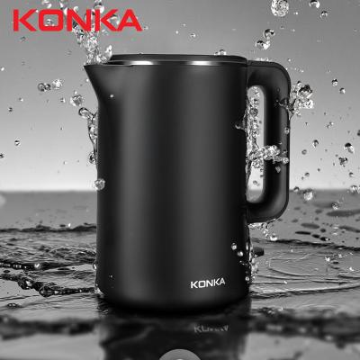 China 360 Degree Rotational Base KONKA 1500W Electric Kettle Fast Boiling 304 Food Grade Stainless steel For Home Use for sale