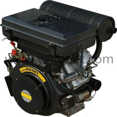 China Sale 25 HP Air Cooled Diesel Engine Small Double Cylinder Air Cooled Diesel Engine for sale