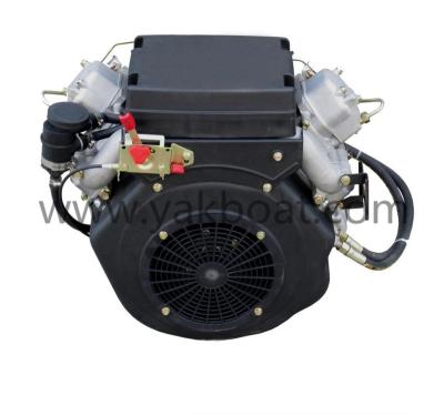 China Air Cooled 22hp Air Cooled Marine Diesel Engine With Twin Cylinders V Type 4 Stroke for sale