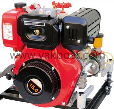 China Suitable for 15 HP Fresh/Sea Water Corrosion-Resistant Single Cylinder Diesel Fire Pump for sale