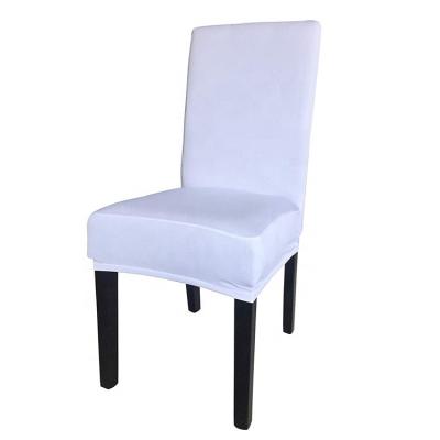 China Plain Colors Cheap Wedding Decoration Banquet Office Protector Spandex Chair Fabric Covers for sale