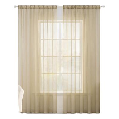 China Newest Blackout Design Blackout Design Tulle Fancy Voile Curtains Fabric Sheer Window Curtain for sale