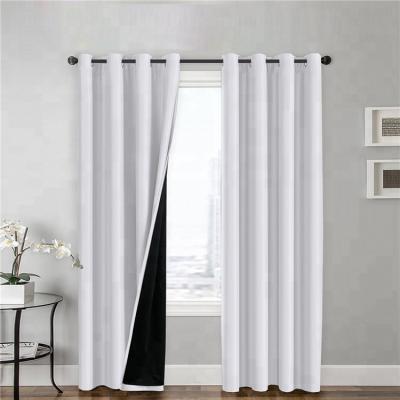 China Blackout Light Reducing Energy Efficiency Drapery Blackout Curtain for sale