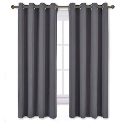 China Wholesale Blackout Designs Fabric Hospital/Office/Bedroom Jacquard Blackout Ready Made Window Curtains for sale