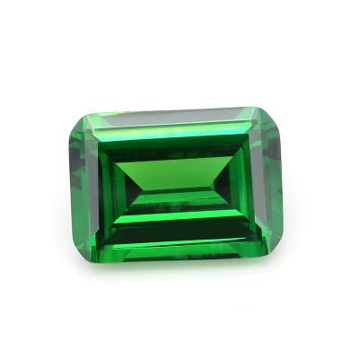 China Color Change Fashion Jewelry Synthetic Zircon Gemstone Emerald Stone Prices for sale